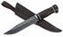 НОЖ ВИТЯЗЬ СТАЛЬ ДАМАСК, РУКОЯТЬ ВЕНГЕ-ЧЕРНЫЙ ГРАБ - картинка 1