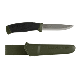 Нож Morakniv Companion MG (С)  углеродная сталь, цвет хаки - картинка 1