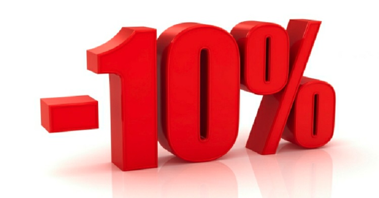 GARRETT, FISHER  минус 10%