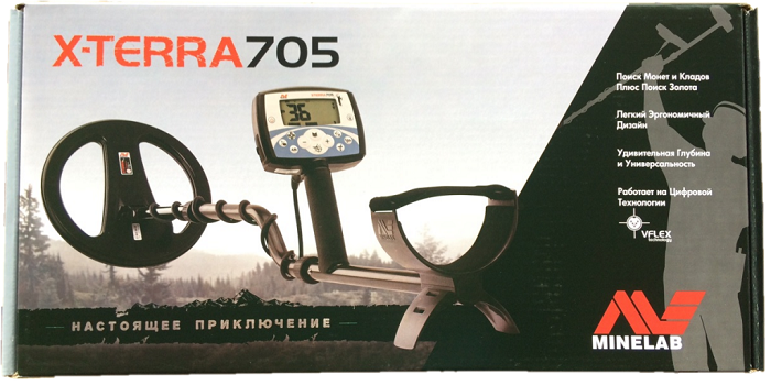 Обновленный вариант Металлодетектора X-TERRA 705 фирмы MINELAB. 